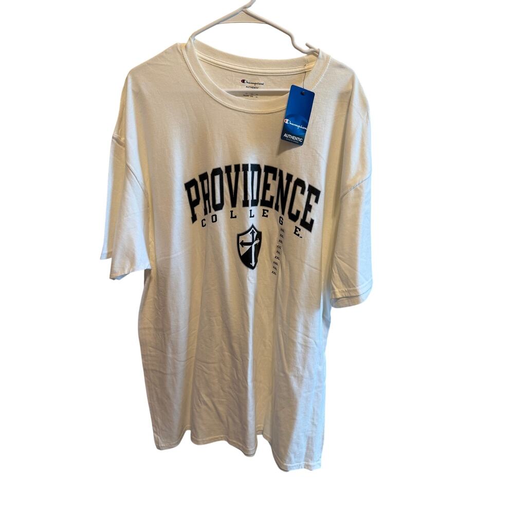 Champion Providence College Men's White Black Short Sleeve T-Shirt Sz XXL
